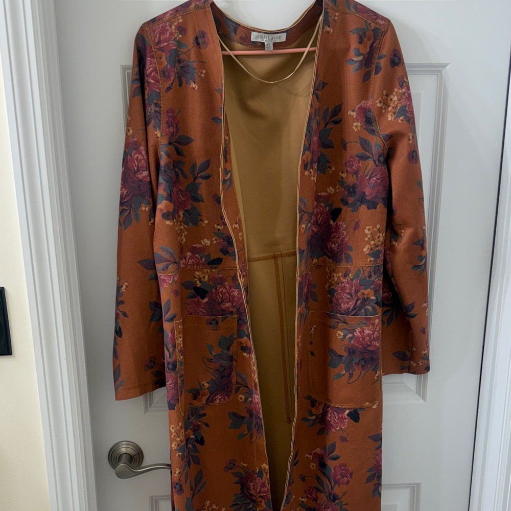 Solitaire Floral Long jacket